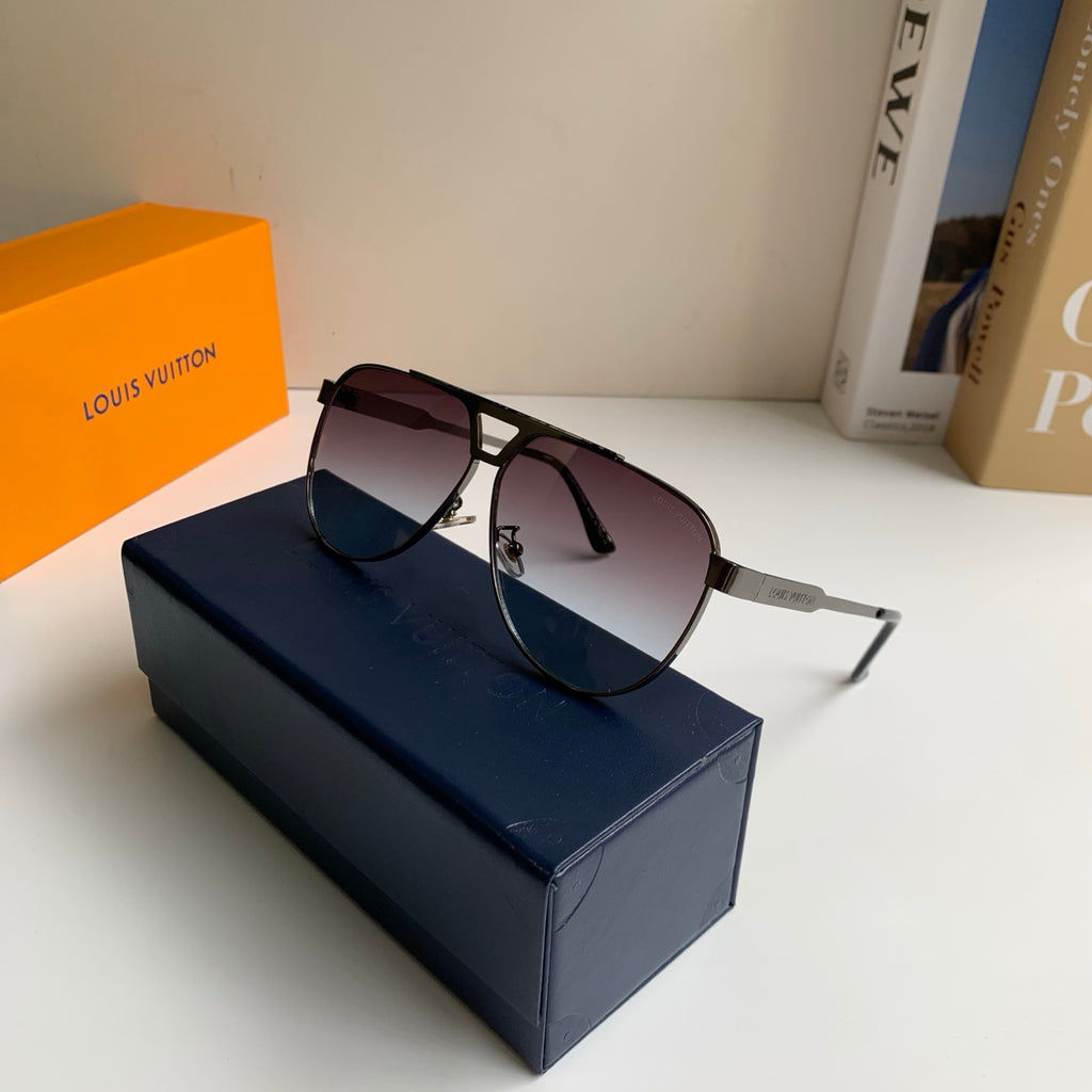 Louis Vuitton Metal Aviator Silver Lens Sunglasses for Men & Women - 431238 - detail image 4