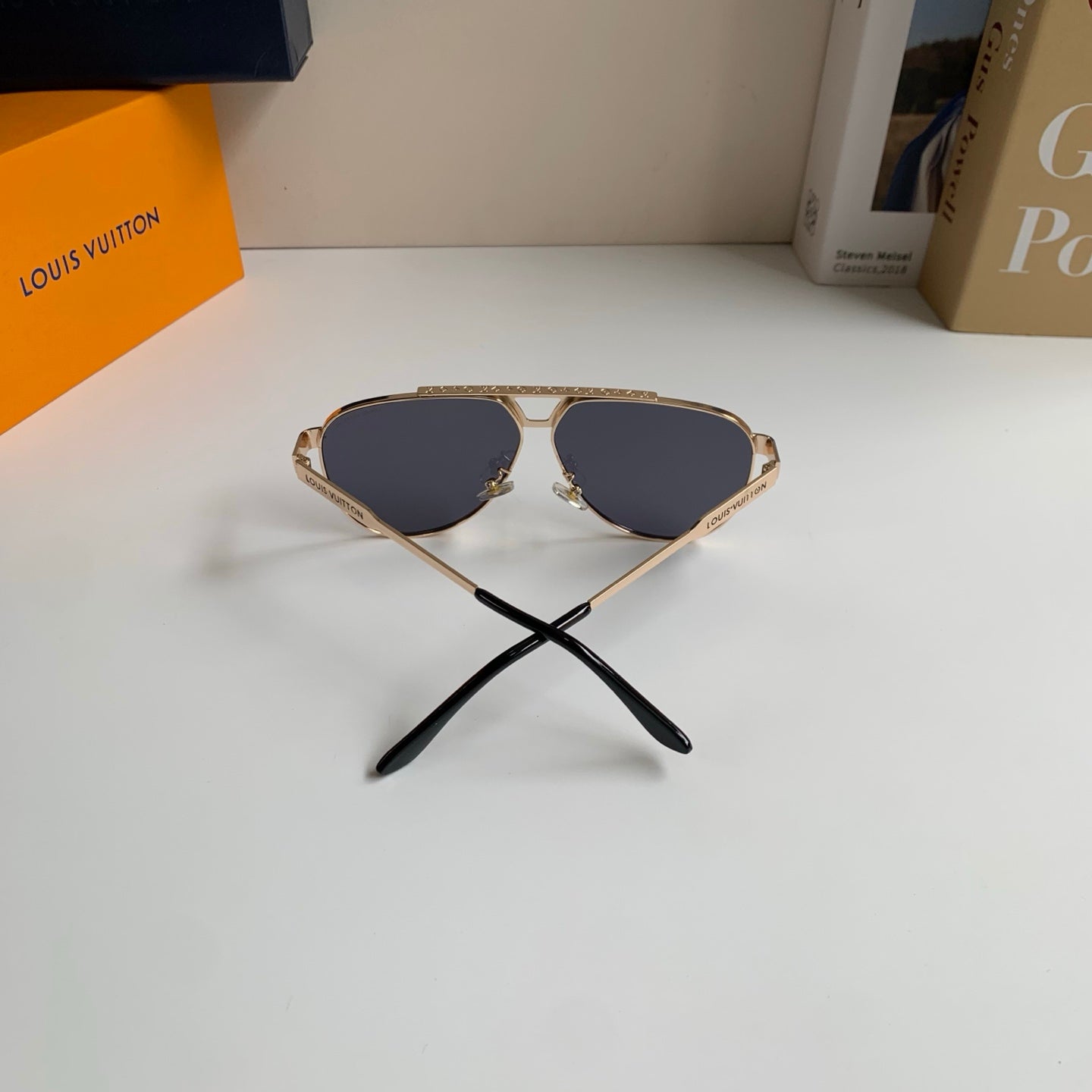 Louis Vuitton Metal Aviator Silver Lens Sunglasses for Men & Women - 431241 - detail image 7