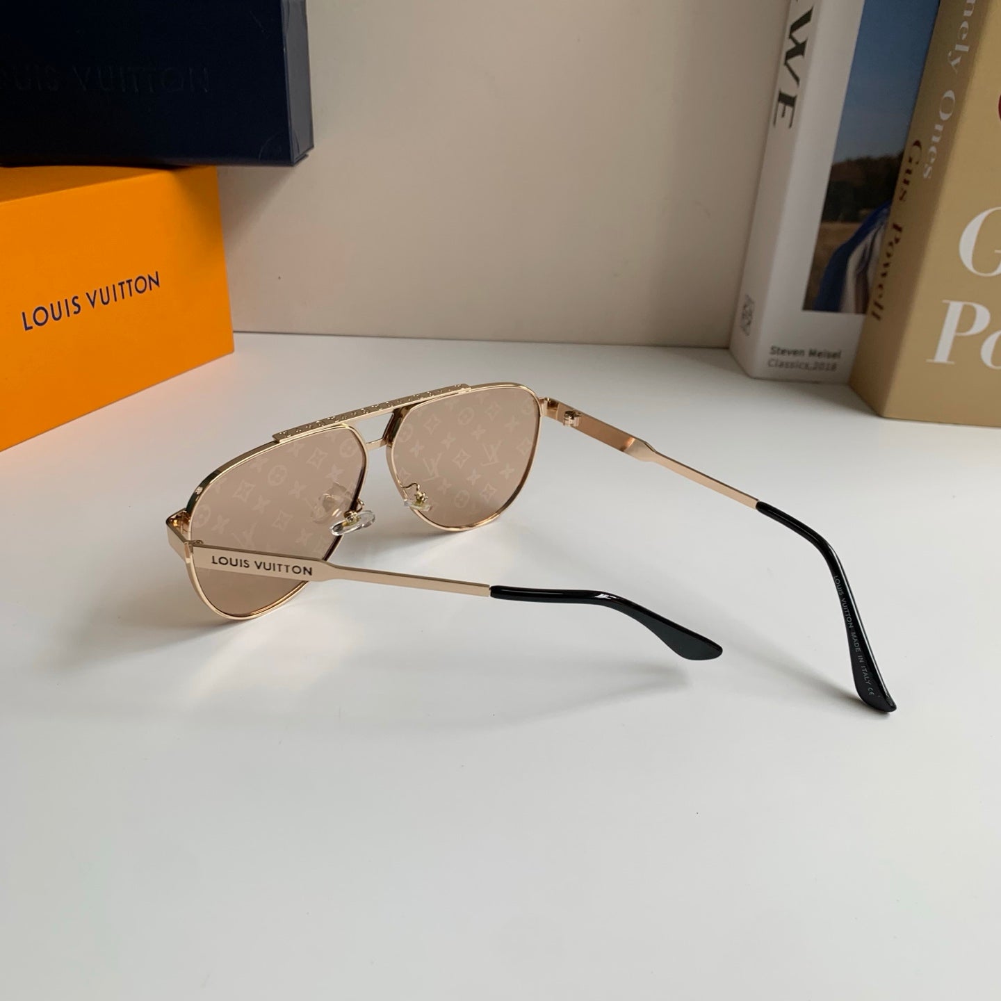 Louis Vuitton Metal Aviator Silver Lens Sunglasses for Men & Women - 431242 - detail image 9