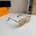 Louis Vuitton Metal Aviator Silver Lens Sunglasses for Men & Women - 431242