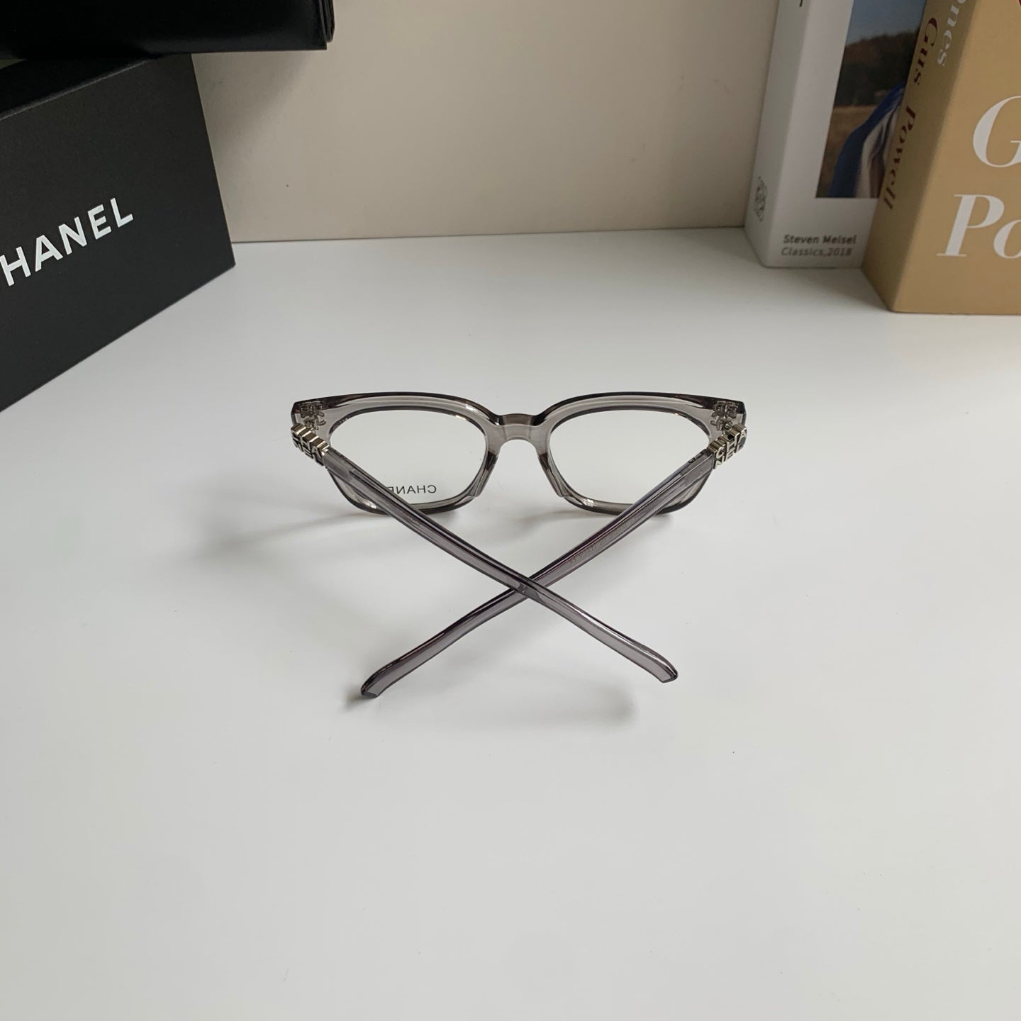 Chanel Square Silver Lens Sunglasses for Men & Women - 431643 - detail image 7