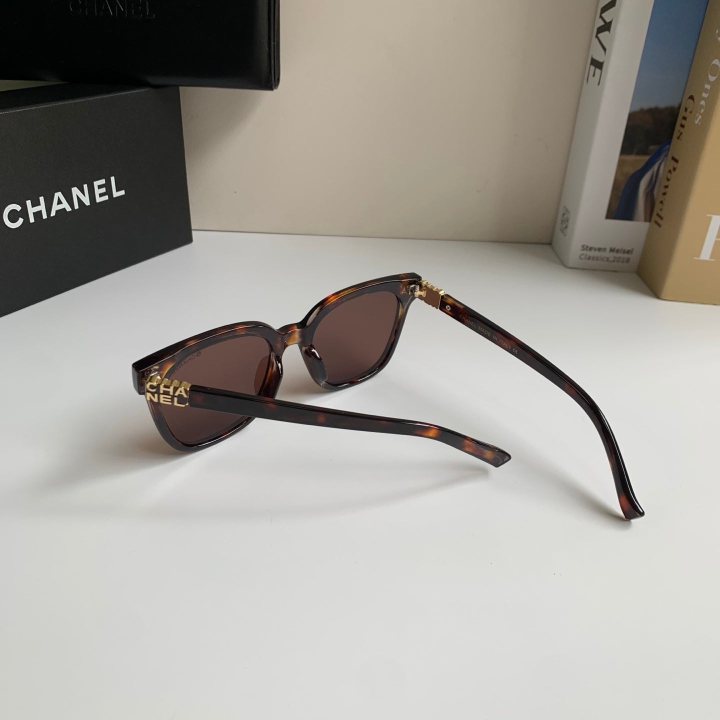 Chanel Square Red Lens Sunglasses for Men & Women - 431644 - detail image 9