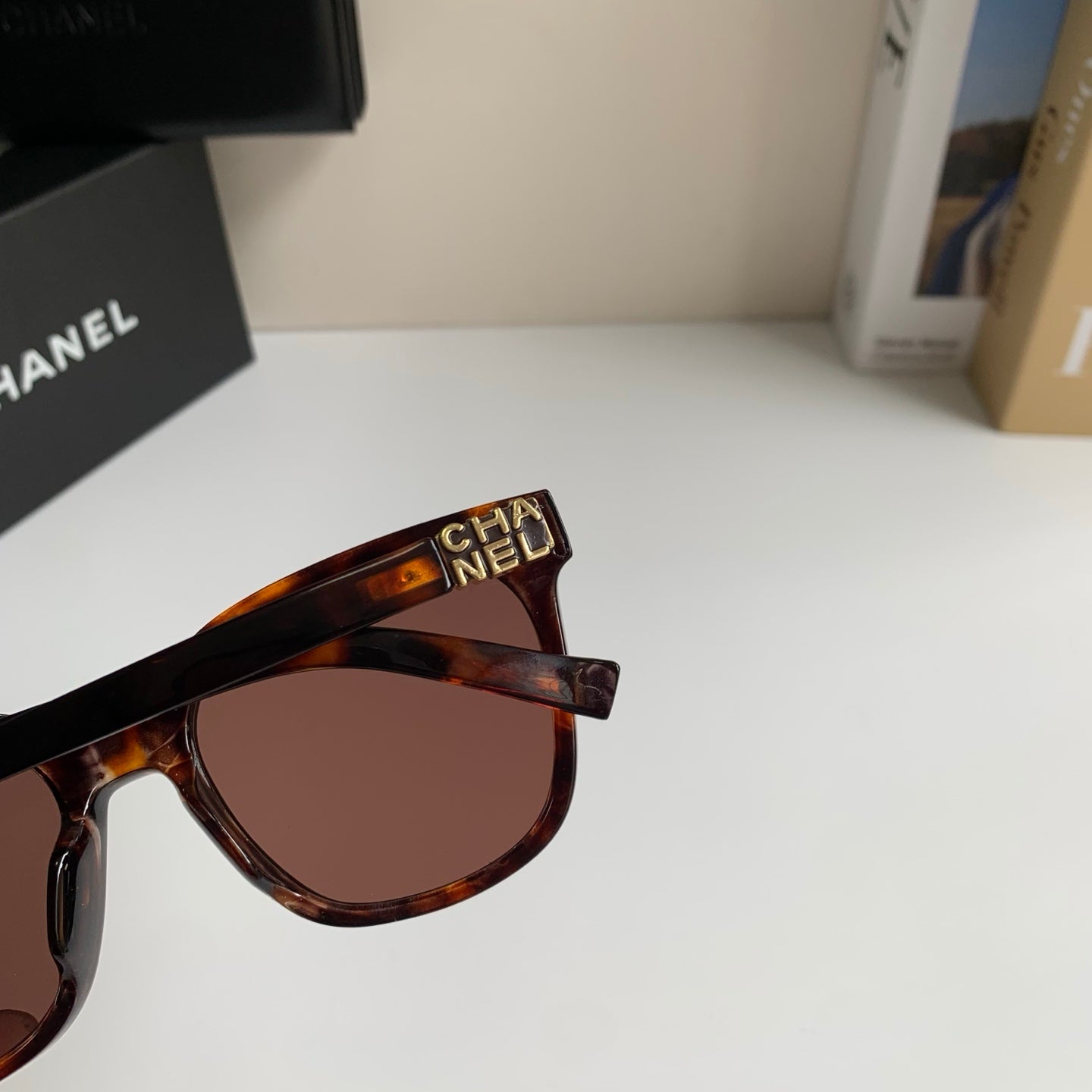 Chanel Square Red Lens Sunglasses for Men & Women - 431644 - detail image 7