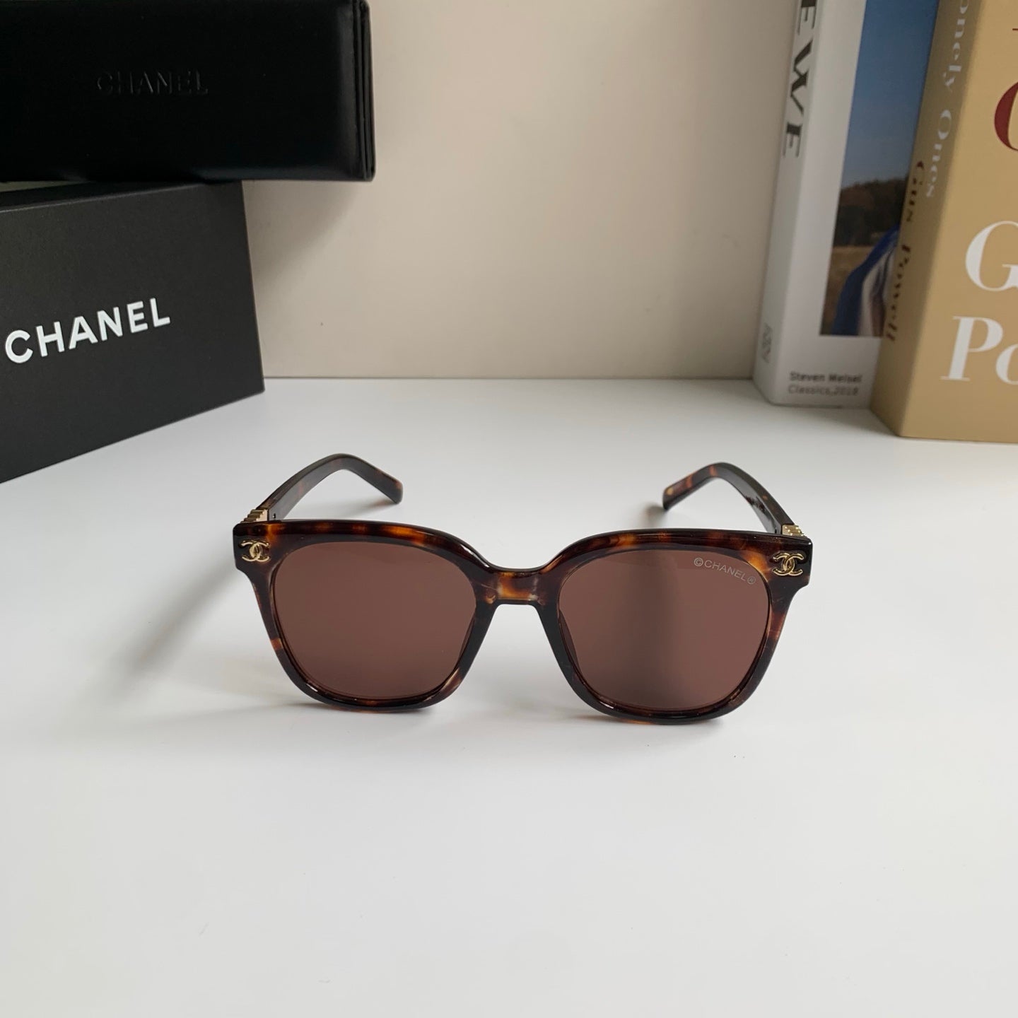 Chanel Square Red Lens Sunglasses for Men & Women - 431644 - detail image 3