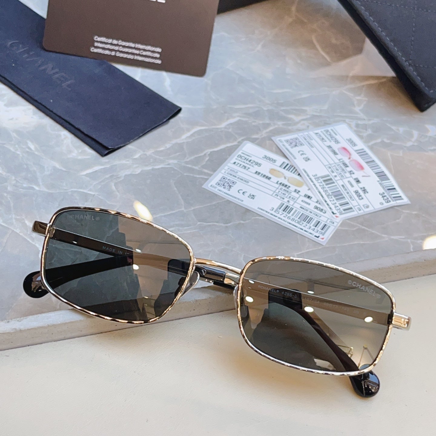 Chanel CH4295-S Fashion Brown Lens Sunglasses for Men & Women - detail image 2