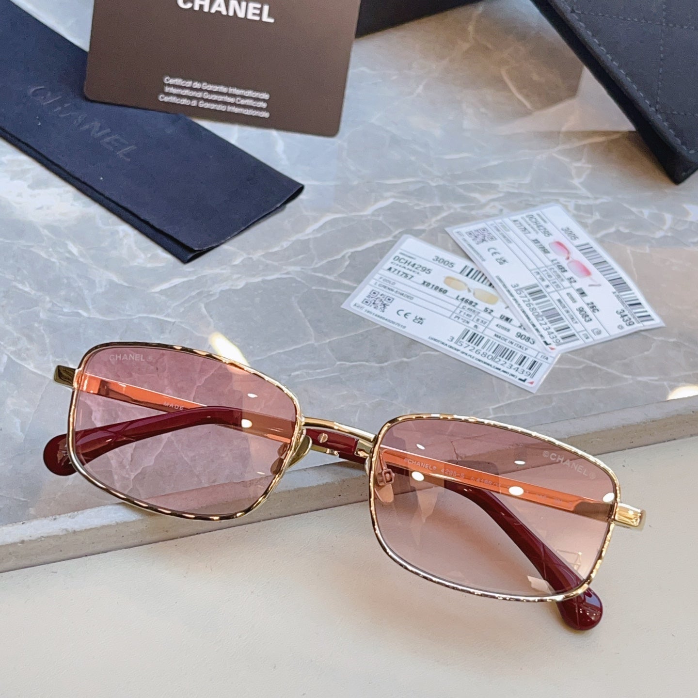Chanel CH4295-S Fashion Brown Lens Sunglasses for Men & Women - detail image 3