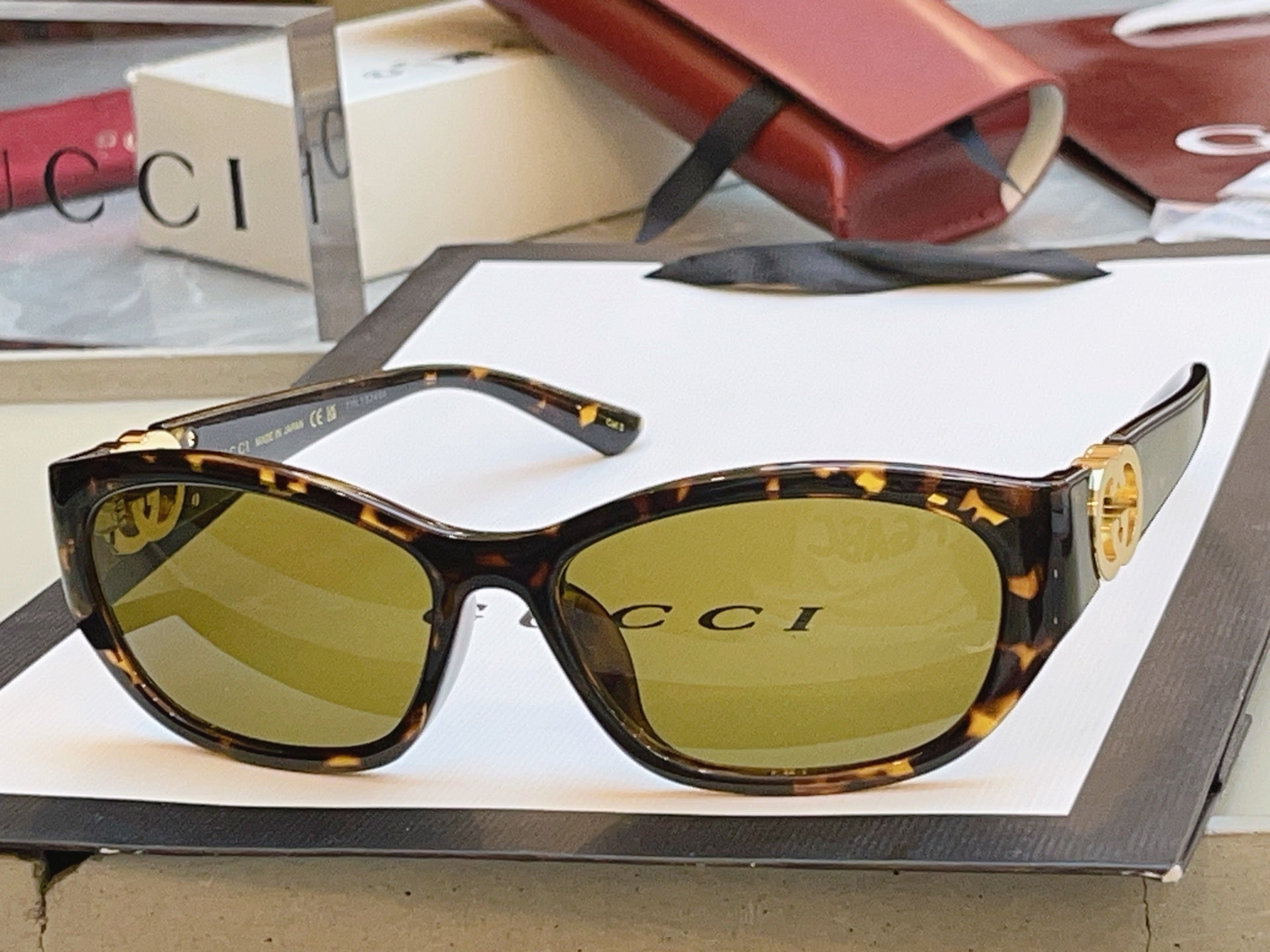 Gucci GG1826SK Fashion Brown Lens Sunglasses for Men & Women