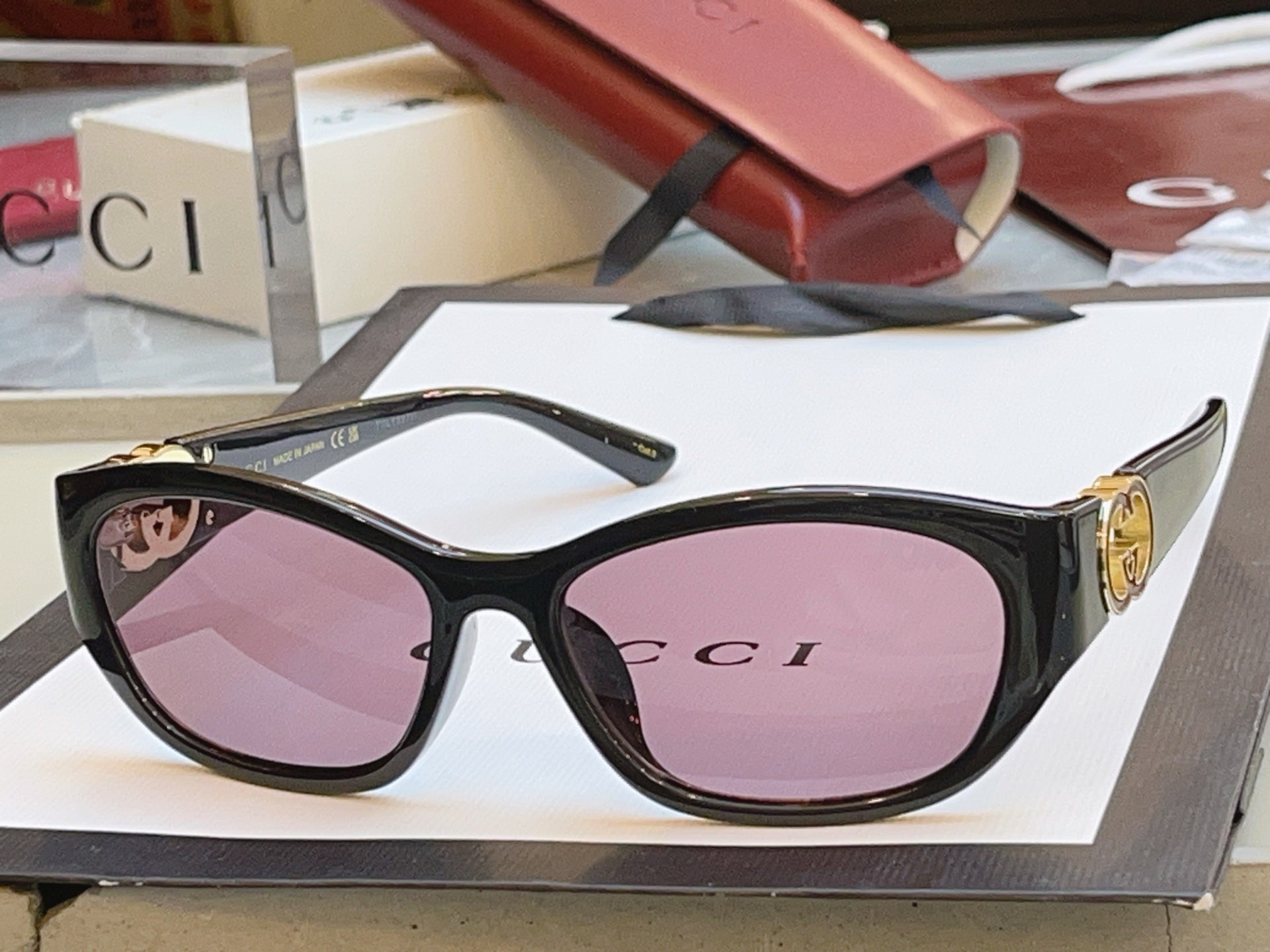 Gucci GG1826SK Fashion Brown Lens Sunglasses for Men & Women - detail image 3