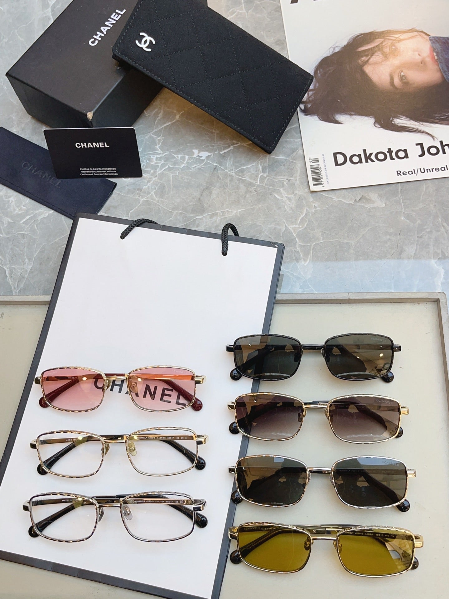 Chanel CH4295-S Fashion Black Lens Sunglasses for Men & Women - detail image 9