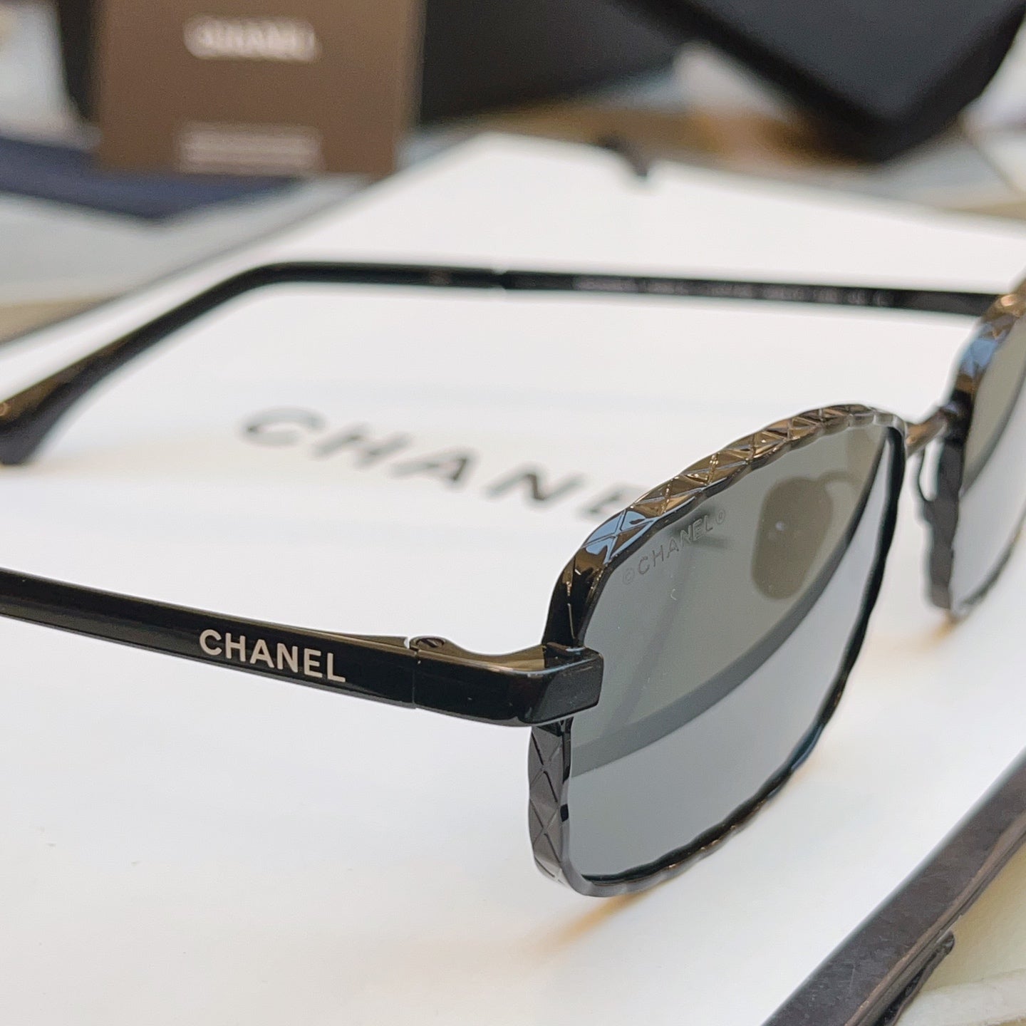 Chanel CH4295-S Fashion Black Lens Sunglasses for Men & Women - 431595 - detail image 8