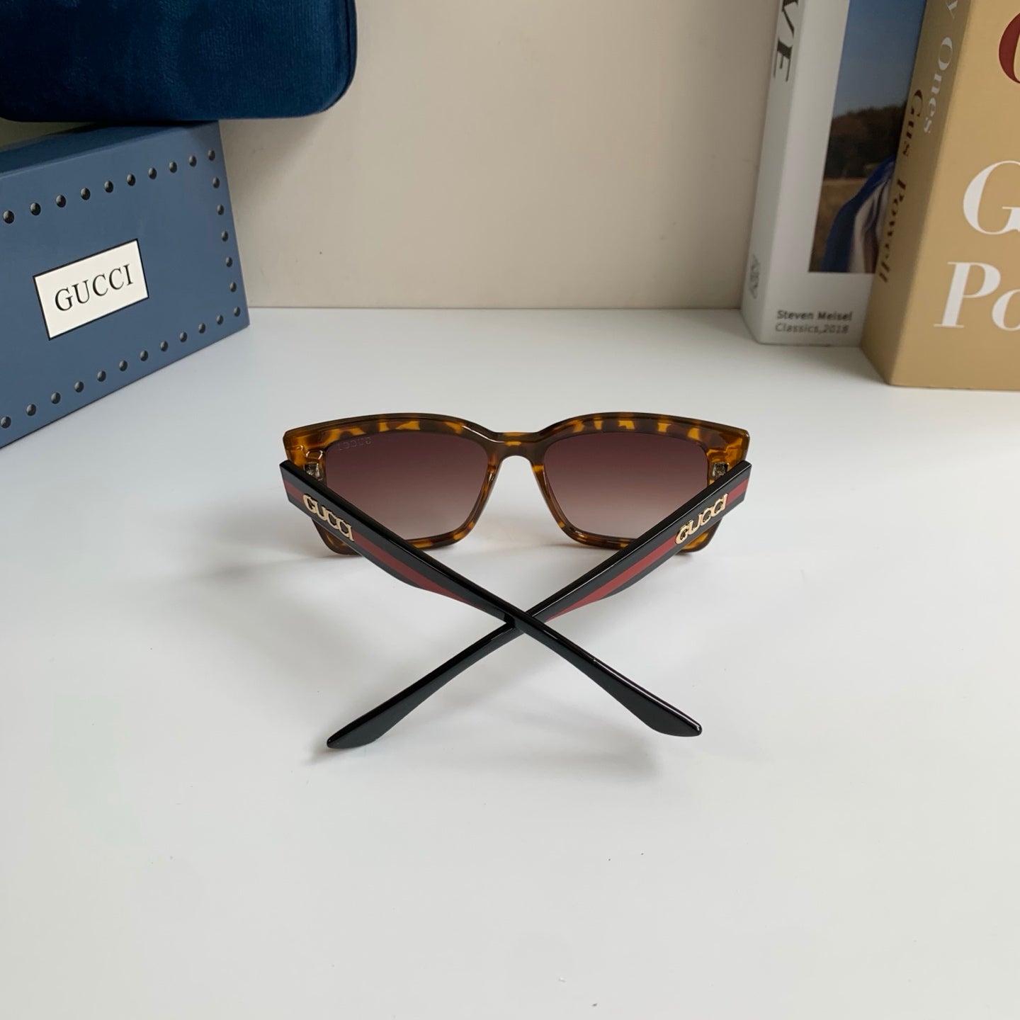Gucci Square Brown Lens Sunglasses for Men & Women - detail image 8