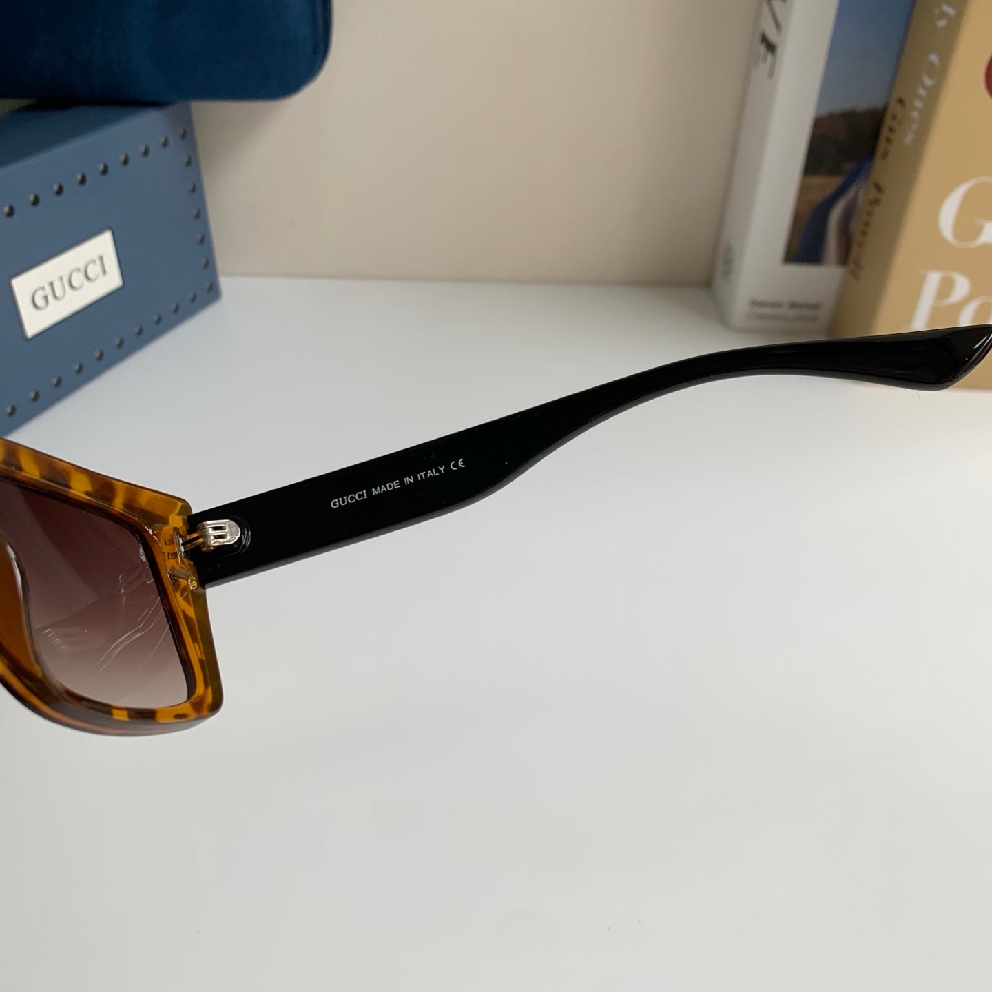 Gucci Square Brown Lens Sunglasses for Men & Women - detail image 6