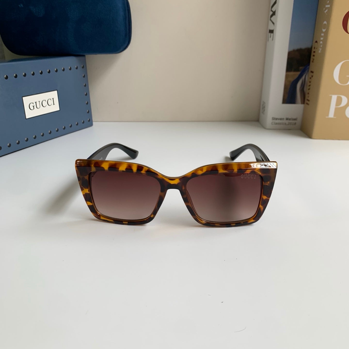 Gucci Square Brown Lens Sunglasses for Men & Women - detail image 3