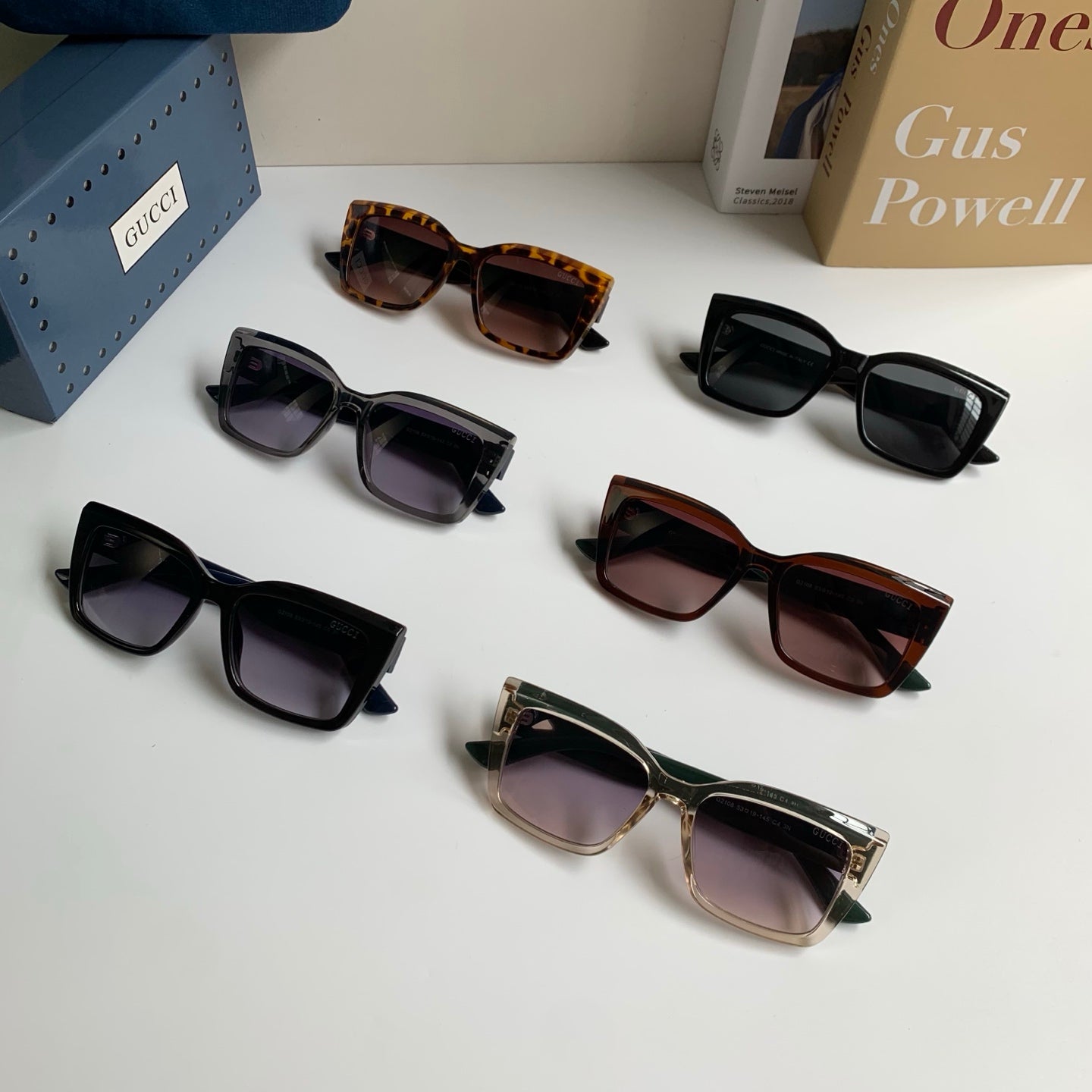 Gucci Square Black Lens Sunglasses for Men & Women - 448798 - detail image 9