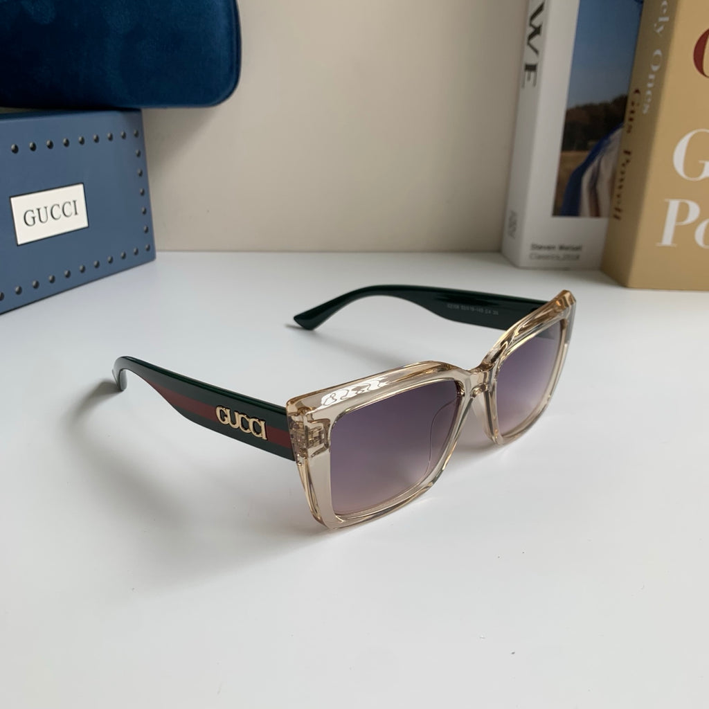 Gucci Square Silver Lens Sunglasses for Men & Women - 448800