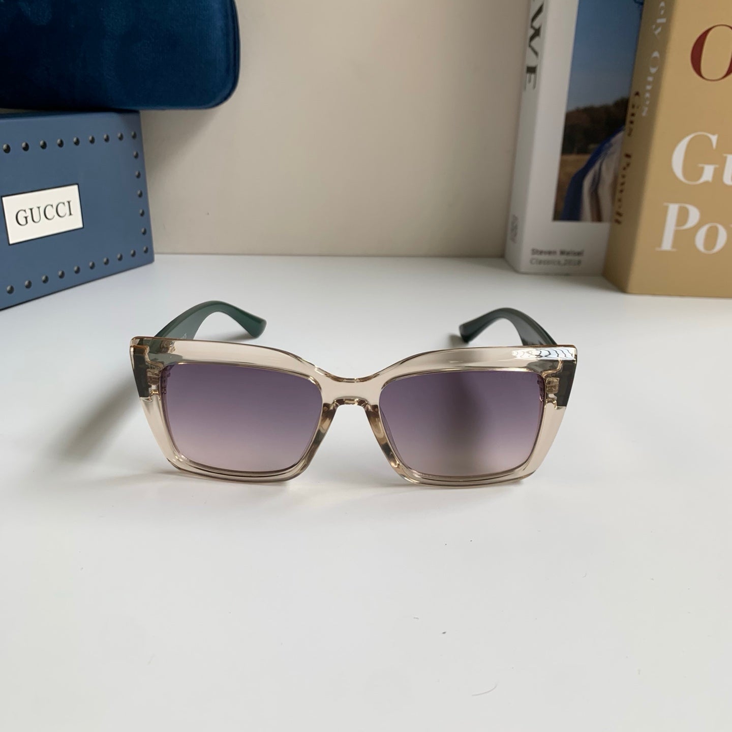Gucci Square Silver Lens Sunglasses for Men & Women - 448800 - detail image 5