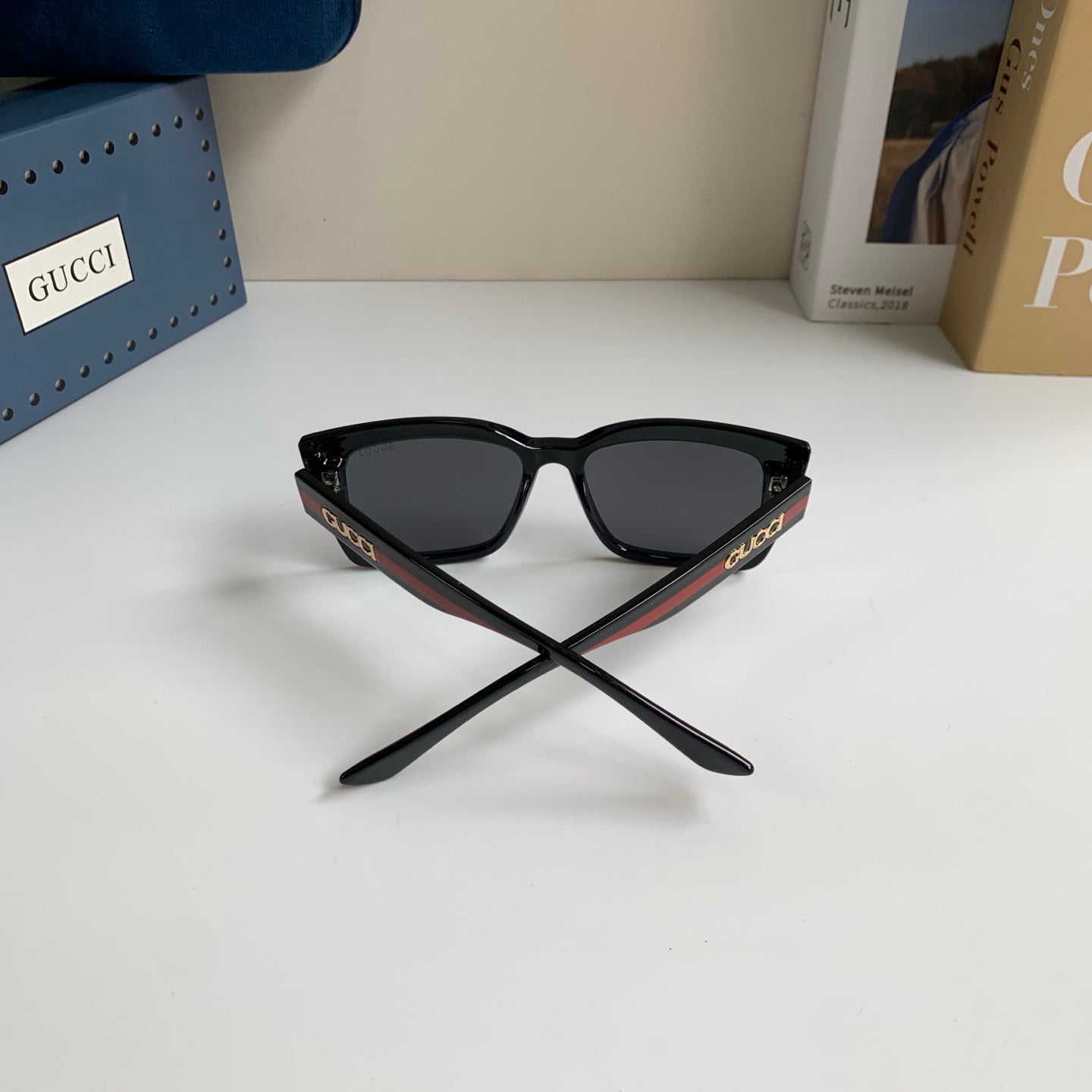 Gucci Square Black Lens Sunglasses for Men & Women - 448801 - detail image 9