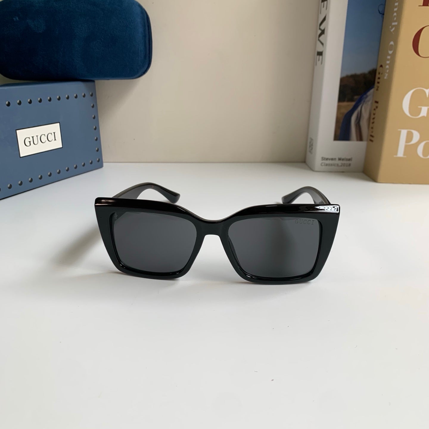 Gucci Square Black Lens Sunglasses for Men & Women - 448801 - detail image 3