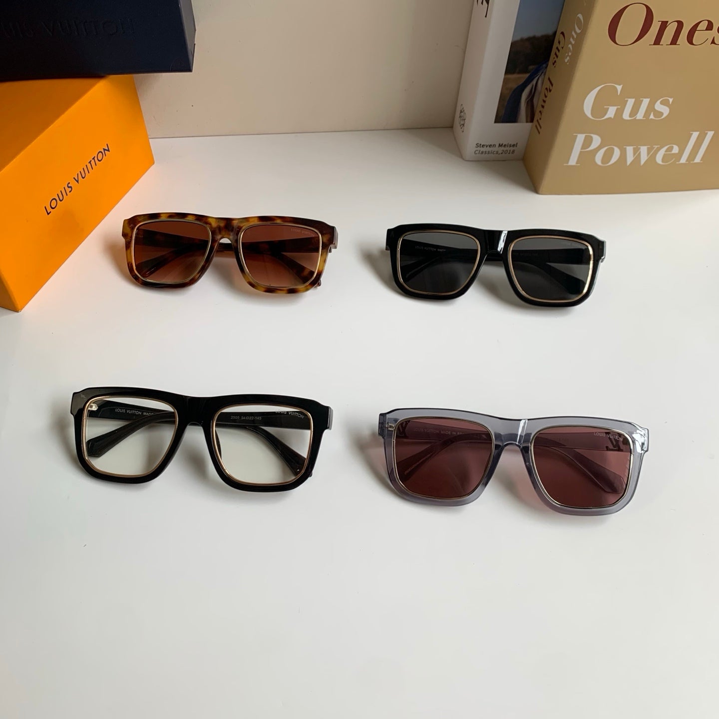Louis Vuitton Square Silver Lens Sunglasses for Men & Women - 448538 - detail image 9