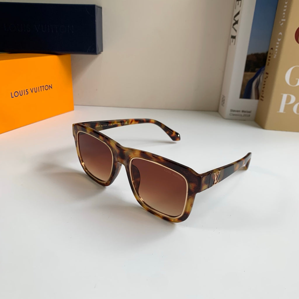 Louis Vuitton Square Brown Lens Sunglasses for Men & Women - 448536 - detail image 2