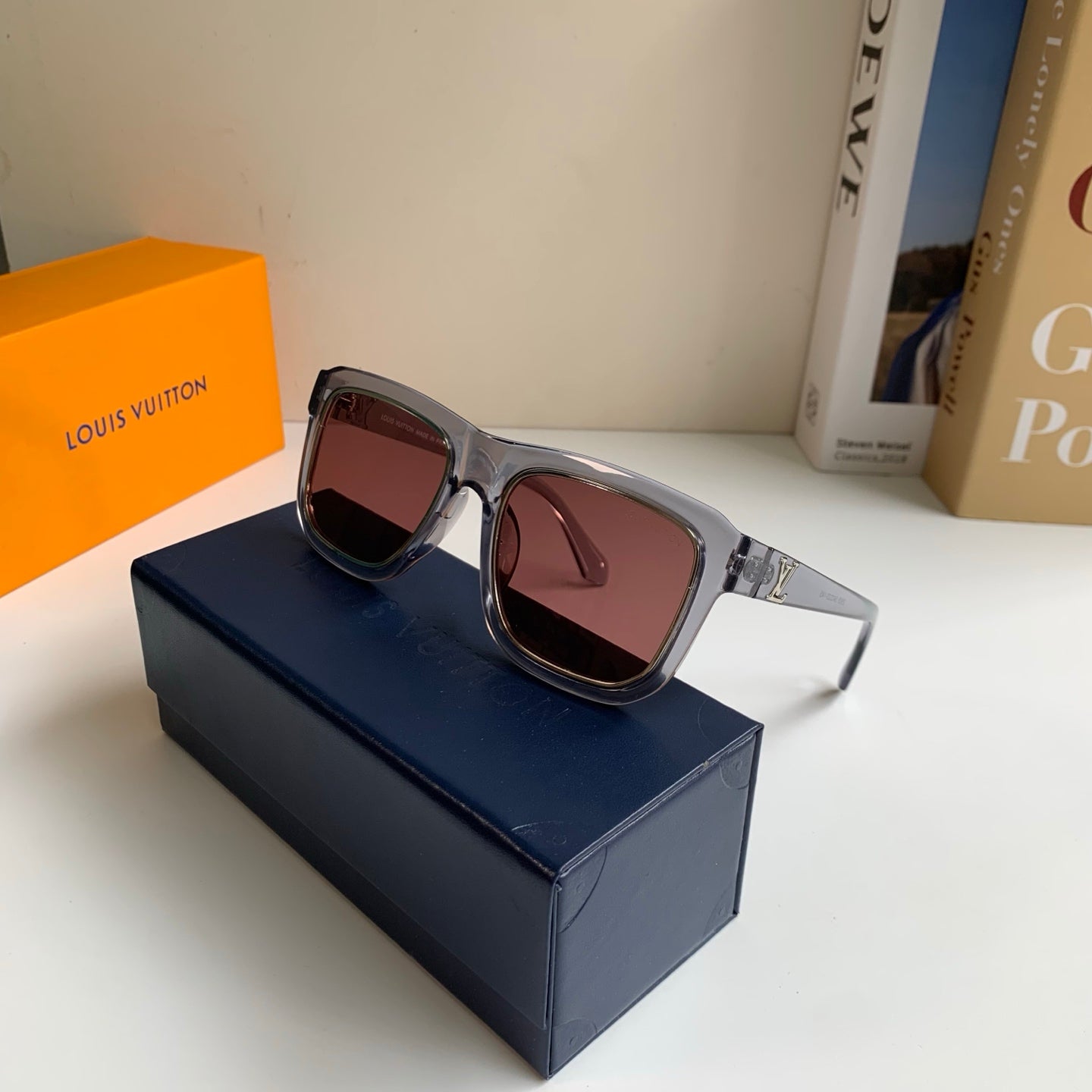 Louis Vuitton Square Silver Lens Sunglasses for Men & Women - 448538 - detail image 5