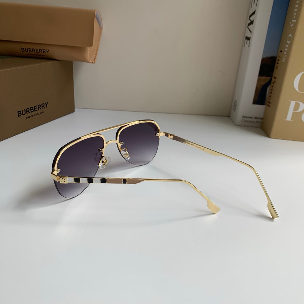 Burberry Metal Aviator Silver Lens Sunglasses for Men & Women - 382888 - detail image 8
