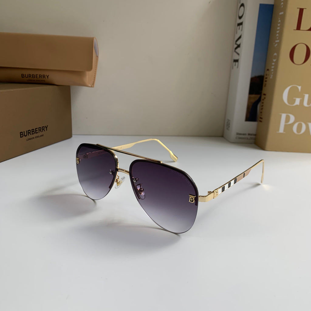 Burberry Metal Aviator Silver Lens Sunglasses for Men & Women - 382888 - detail image 2