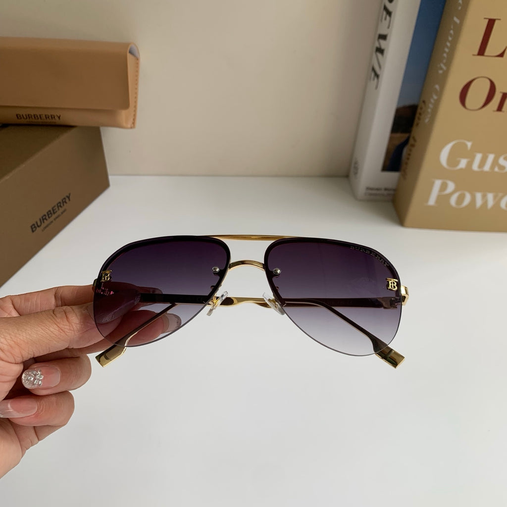 Burberry Metal Aviator Silver Lens Sunglasses for Men & Women - 382888 - detail image 4