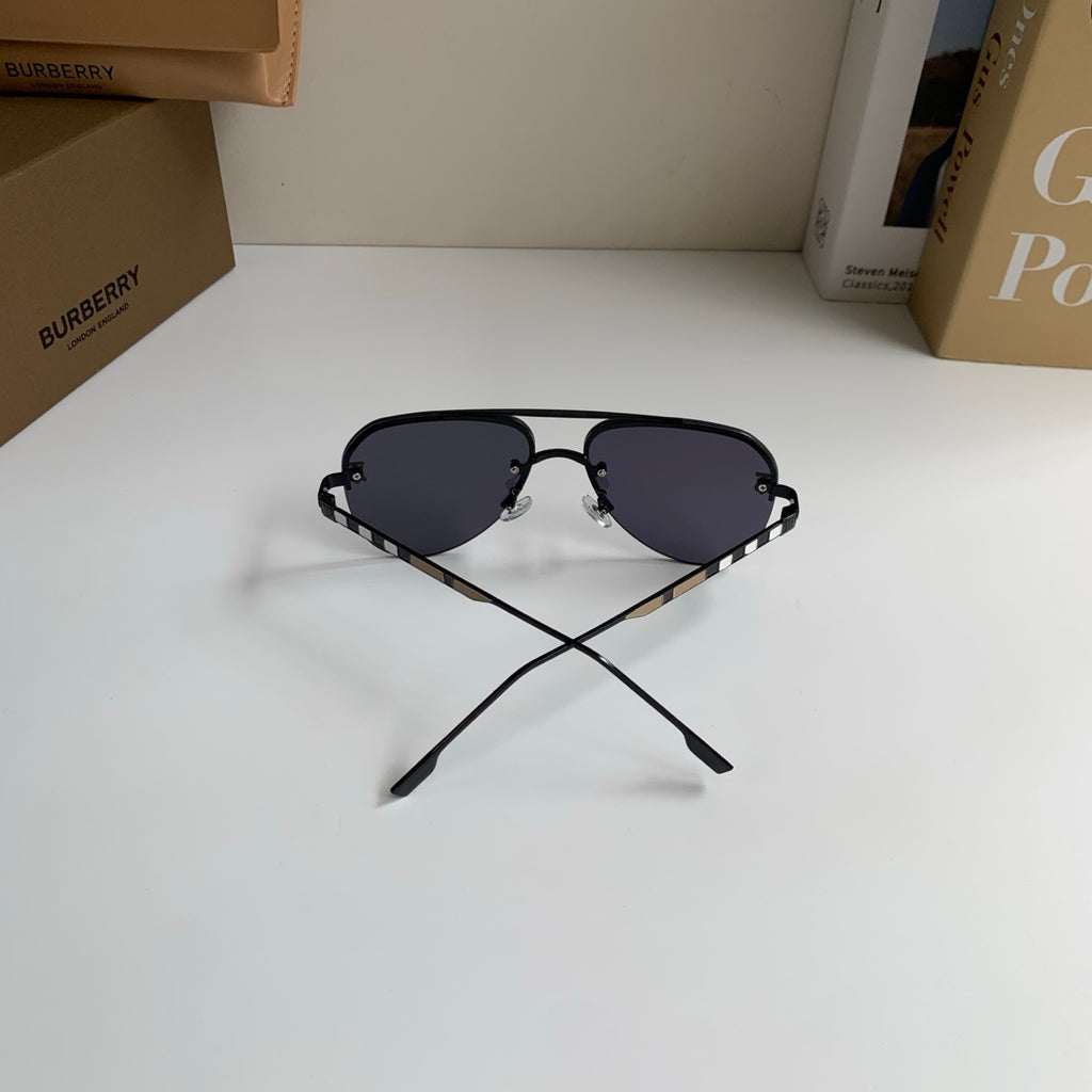 Burberry Metal Aviator Silver Lens Sunglasses for Men & Women - 487407 - detail image 8