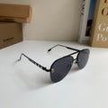 Burberry Metal Aviator Silver Lens Sunglasses for Men & Women - 487407