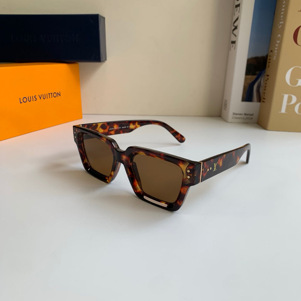 Louis Vuitton Square Brown Lens Sunglasses for Men & Women - 493142 - detail image 2