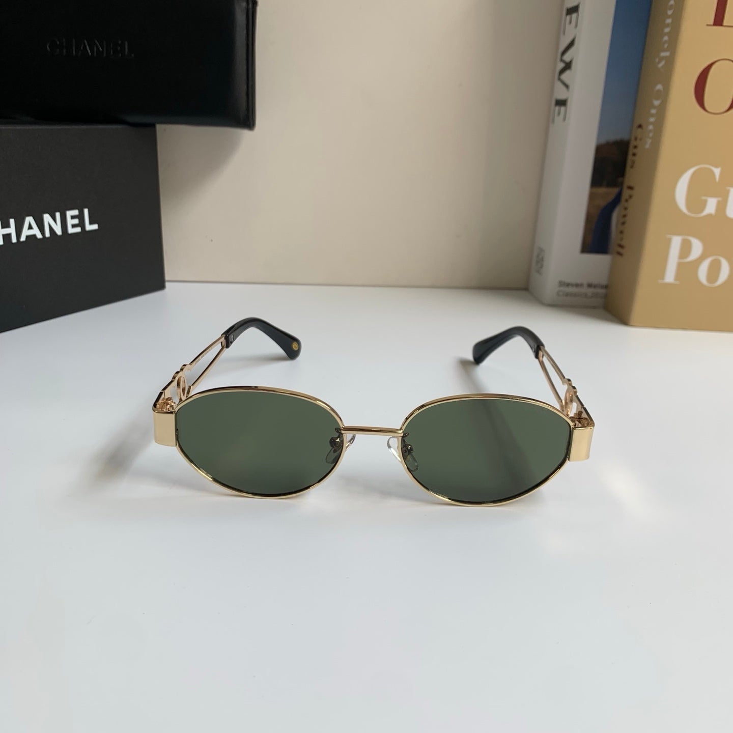 Chanel Metal Fashion Silver Lens Sunglasses for Men & Women - 493529 - detail image 3