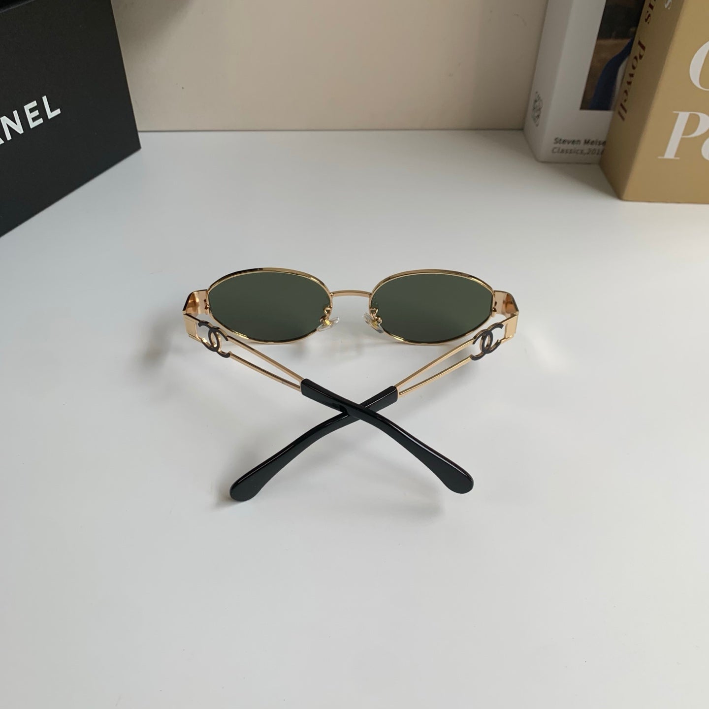 Chanel Metal Fashion Silver Lens Sunglasses for Men & Women - 493529 - detail image 8