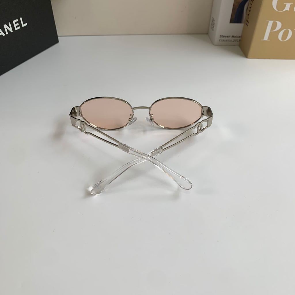 Chanel Metal Fashion Silver Lens Sunglasses for Men & Women - 493511 - detail image 6