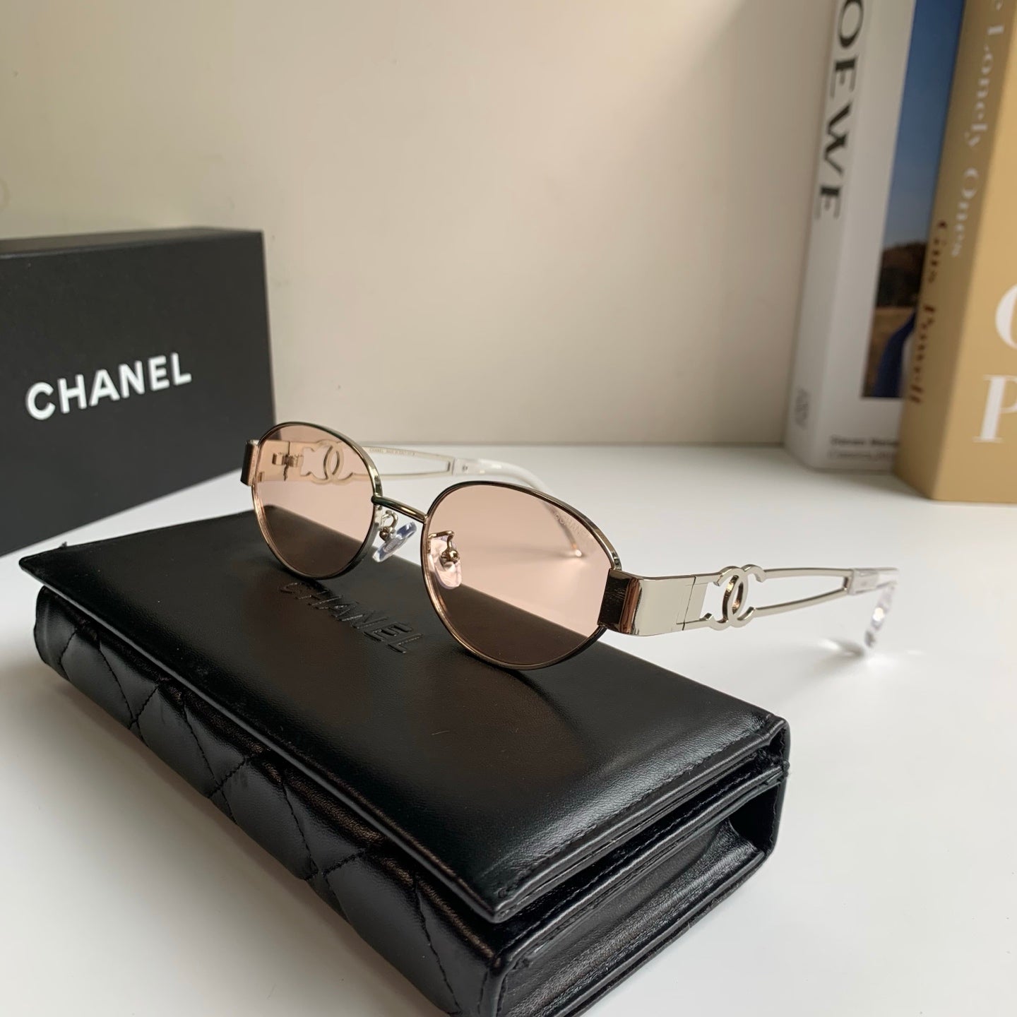 Chanel Metal Fashion Silver Lens Sunglasses for Men & Women - 493511 - detail image 5