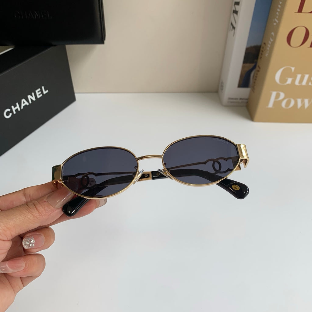 Chanel Metal Fashion Silver Lens Sunglasses for Men & Women - 493512 - detail image 3