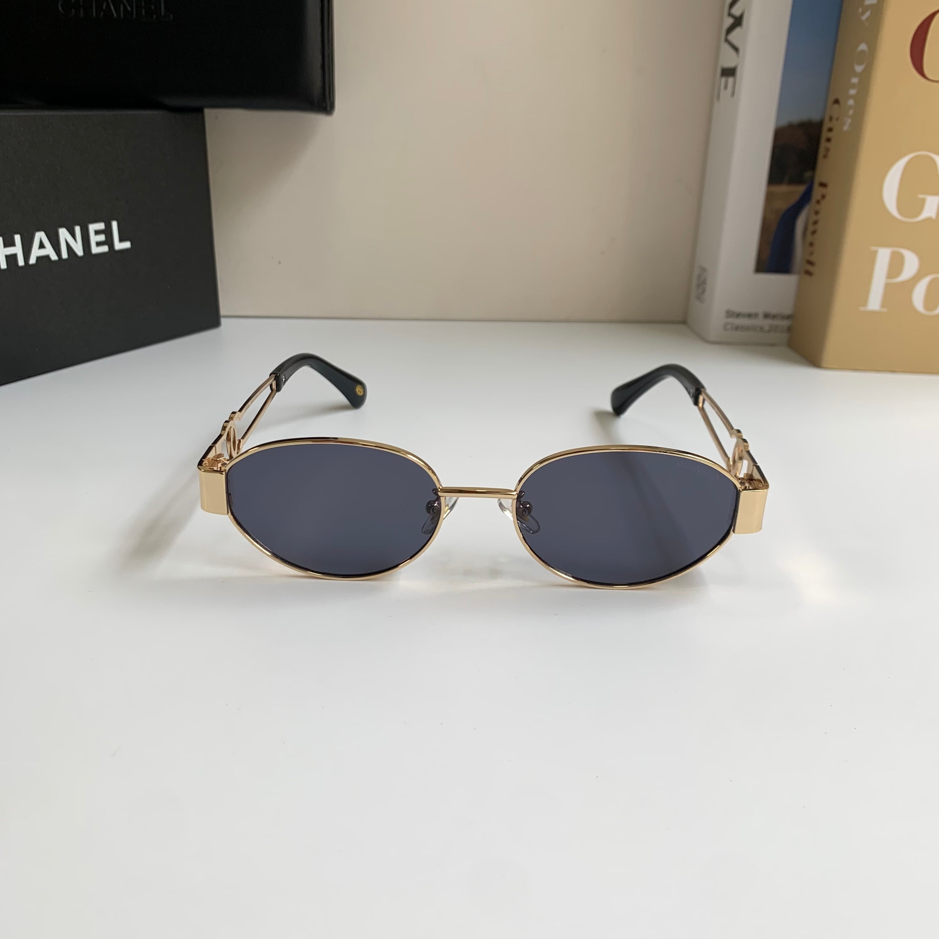 Chanel Metal Fashion Silver Lens Sunglasses for Men & Women - 493512 - detail image 5