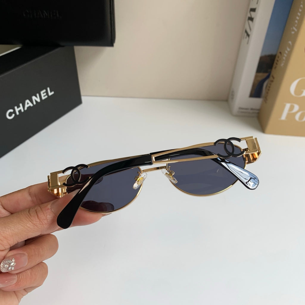 Chanel Metal Fashion Silver Lens Sunglasses for Men & Women - 493512 - detail image 8