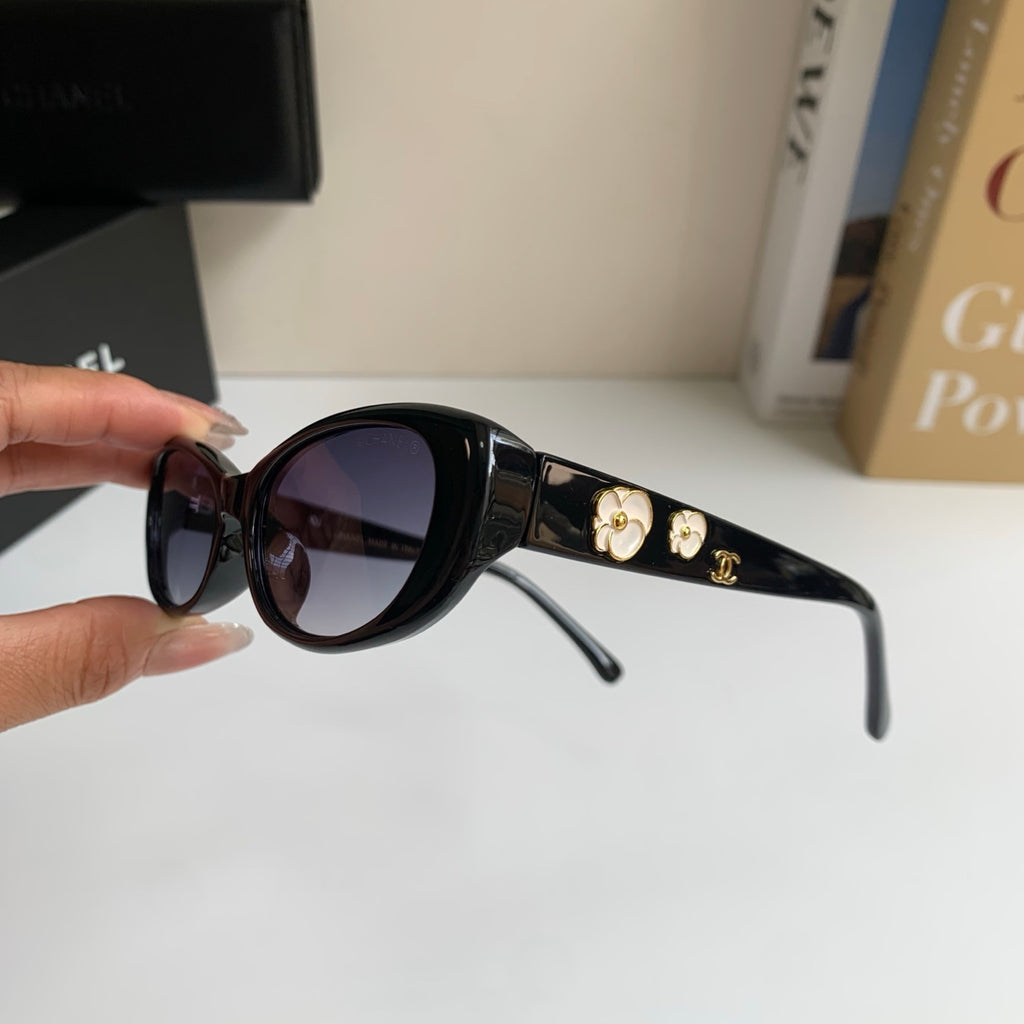 Chanel Cat-Eye Silver Lens Sunglasses for Men & Women - 486641 - detail image 7
