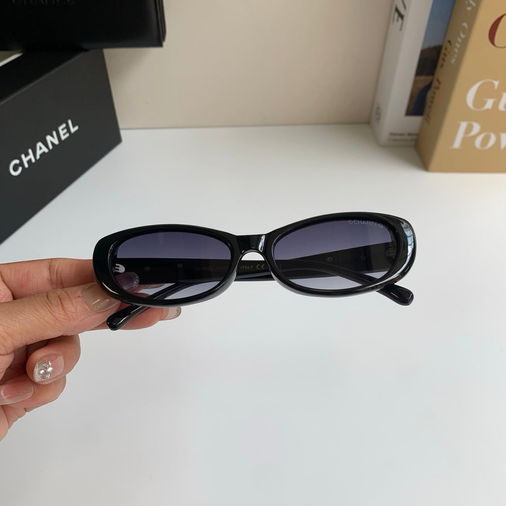 Chanel Cat-Eye Silver Lens Sunglasses for Men & Women - 486641 - detail image 4