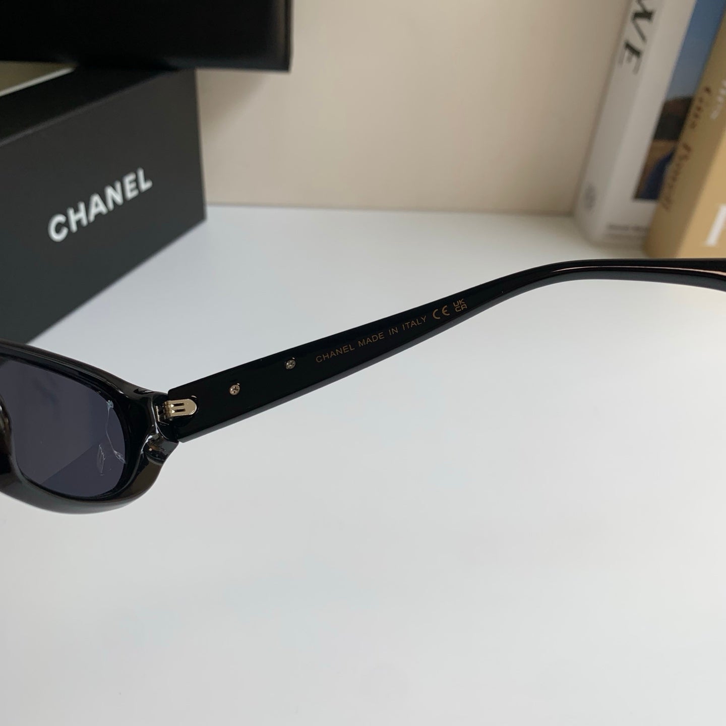 Chanel Cat-Eye Silver Lens Sunglasses for Men & Women - 486643 - detail image 6
