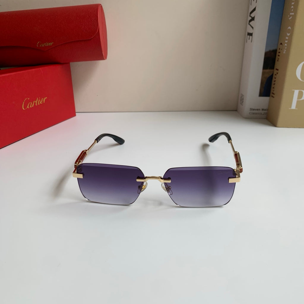 Cartier Square Silver Lens Sunglasses for Men & Women - 487210 - detail image 5