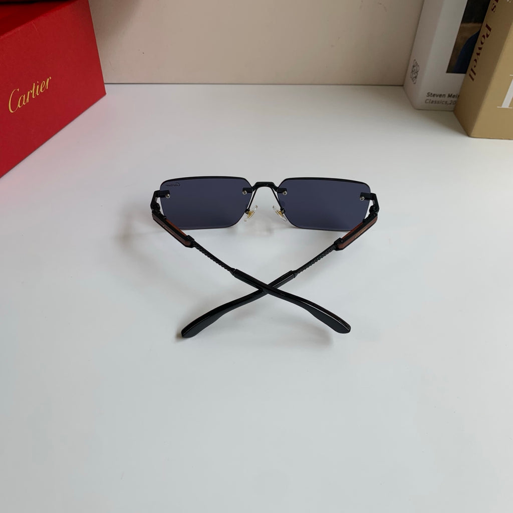 Cartier Square Silver Lens Sunglasses for Men & Women - 487211 - detail image 7