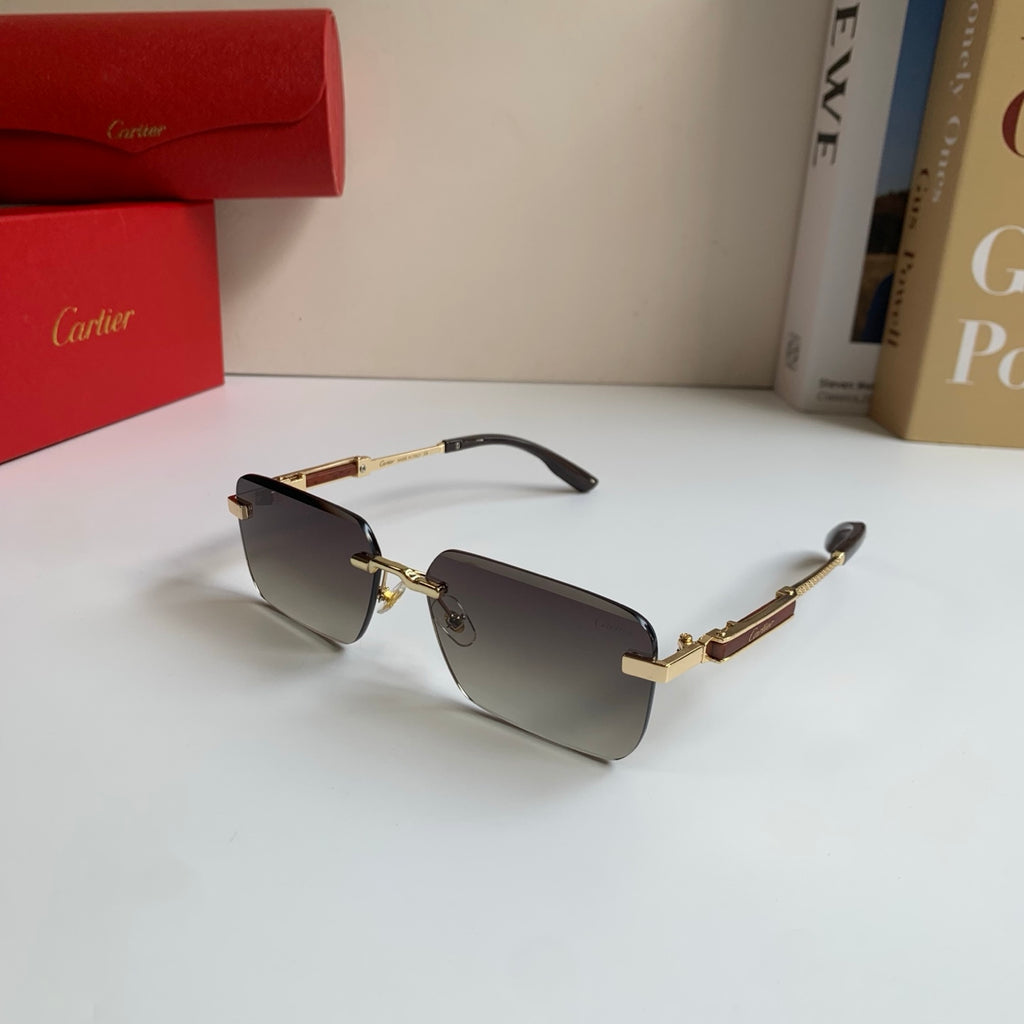 Cartier Square Silver Lens Sunglasses for Men & Women - 487212 - detail image 2