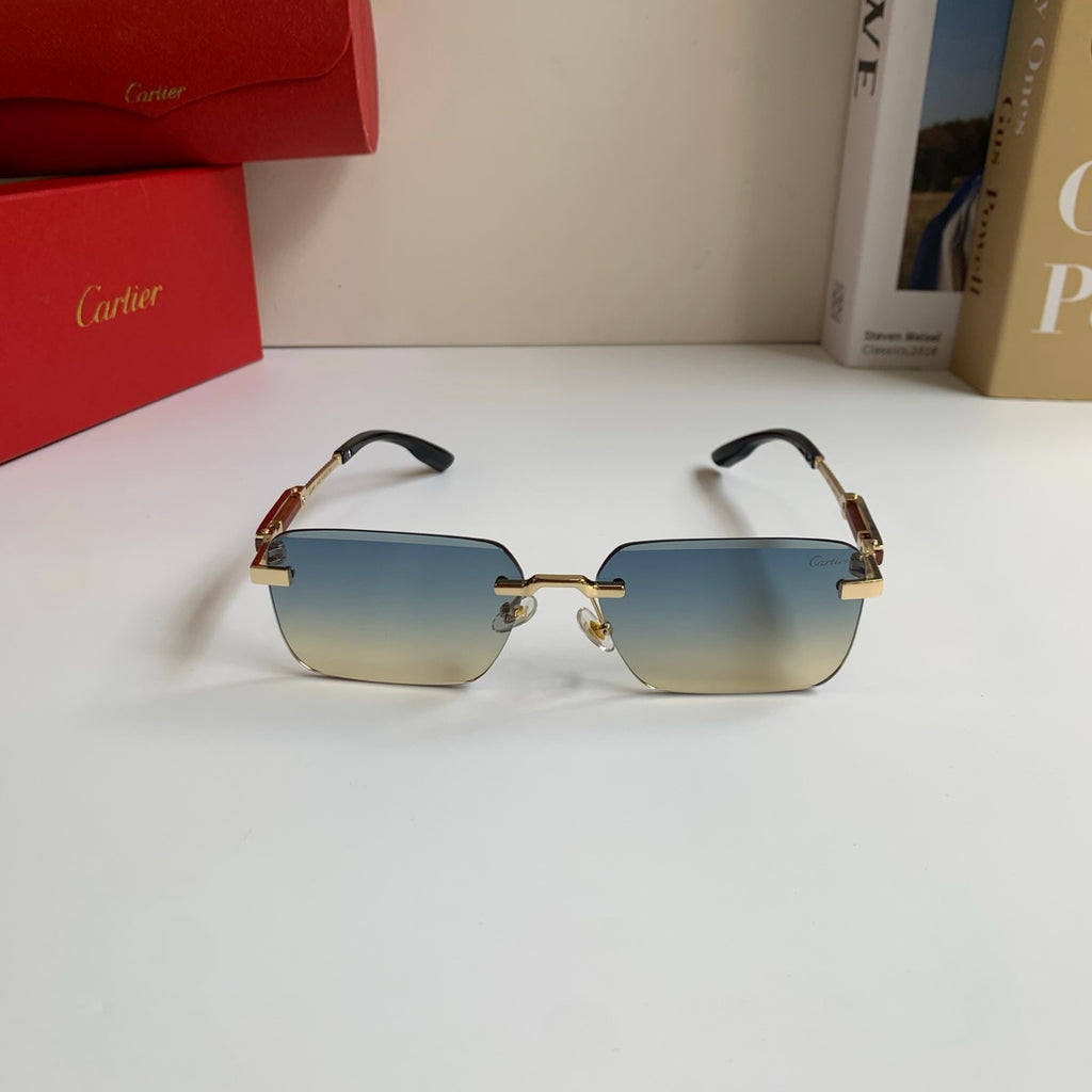 Cartier Square Silver Lens Sunglasses for Men & Women - 487213 - detail image 5