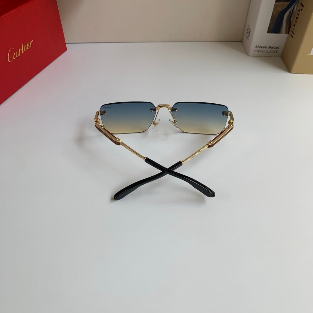 Cartier Square Silver Lens Sunglasses for Men & Women - 487213 - detail image 7