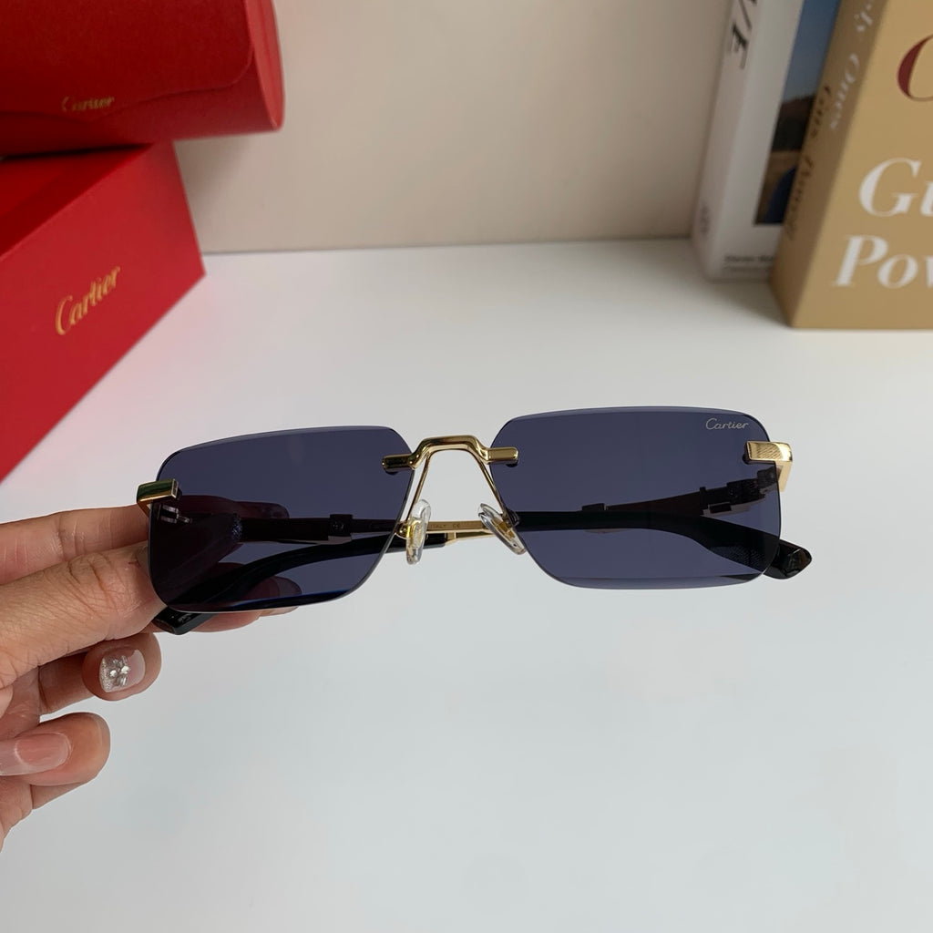 Cartier Square Silver Lens Sunglasses for Men & Women - 487215 - detail image 4