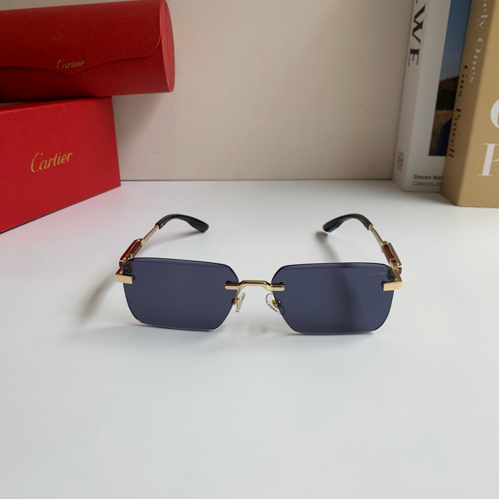 Cartier Square Silver Lens Sunglasses for Men & Women - 487215 - detail image 3