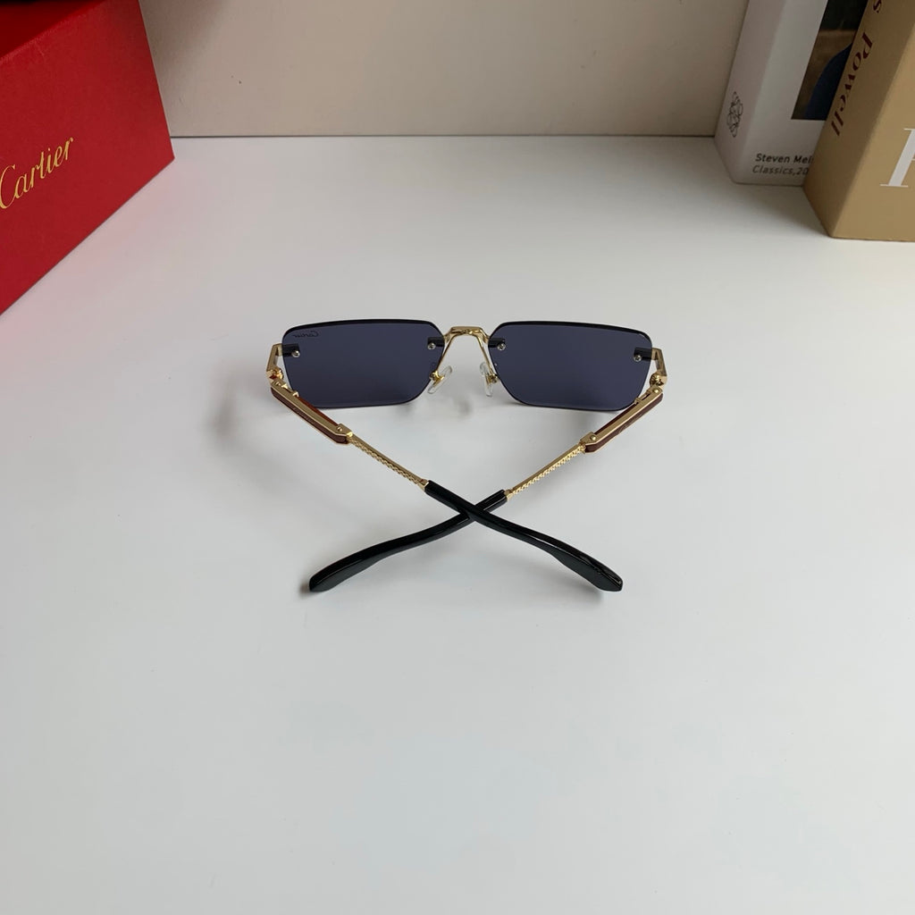 Cartier Square Silver Lens Sunglasses for Men & Women - 487215 - detail image 7