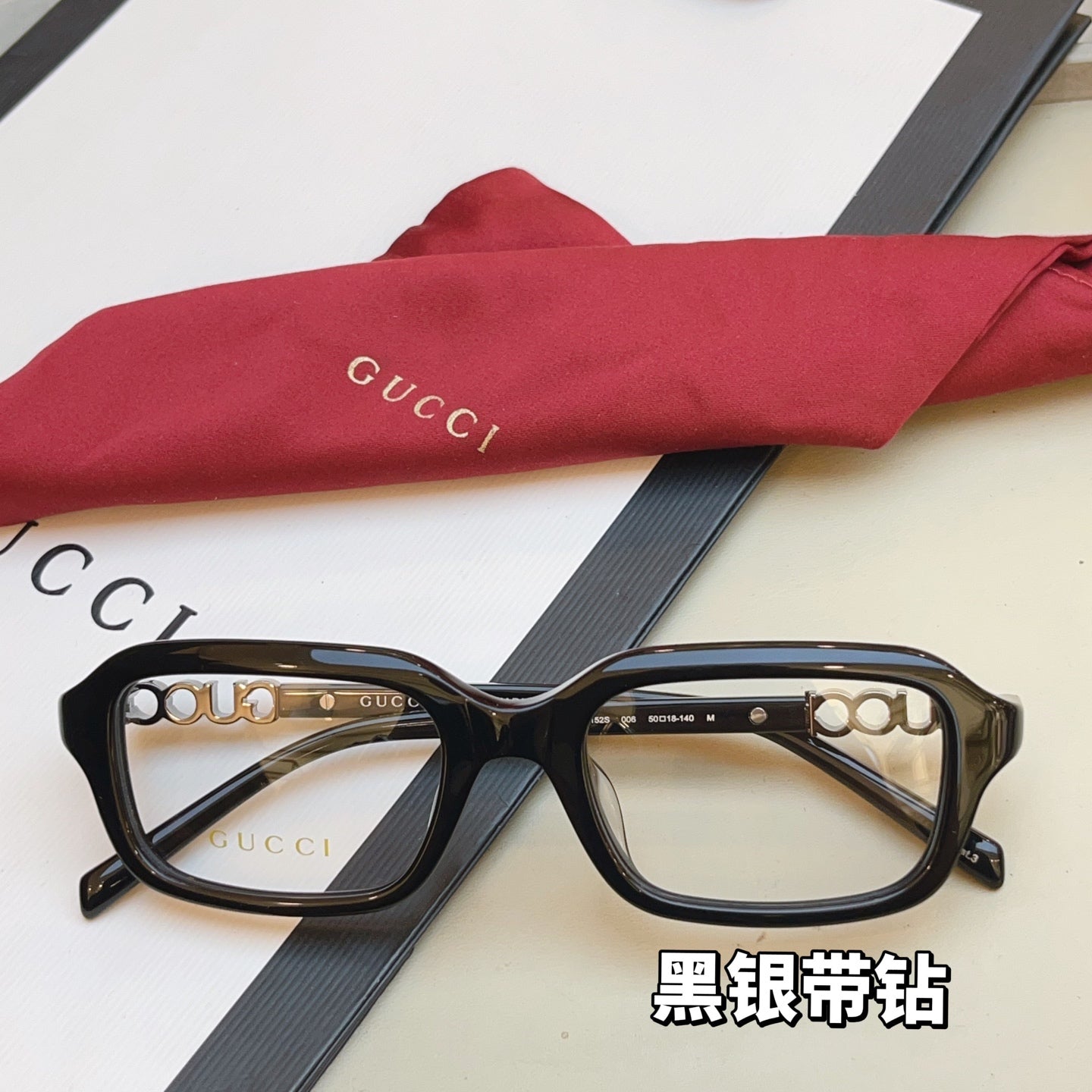 Gucci GG2152S Fashion Black Lens Sunglasses for Men & Women - 431364 - detail image 3